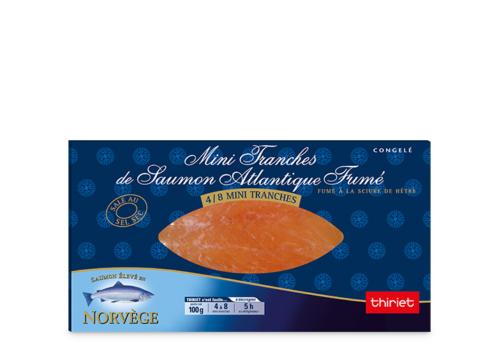 Mini tranches de saumon Atlantique fumé