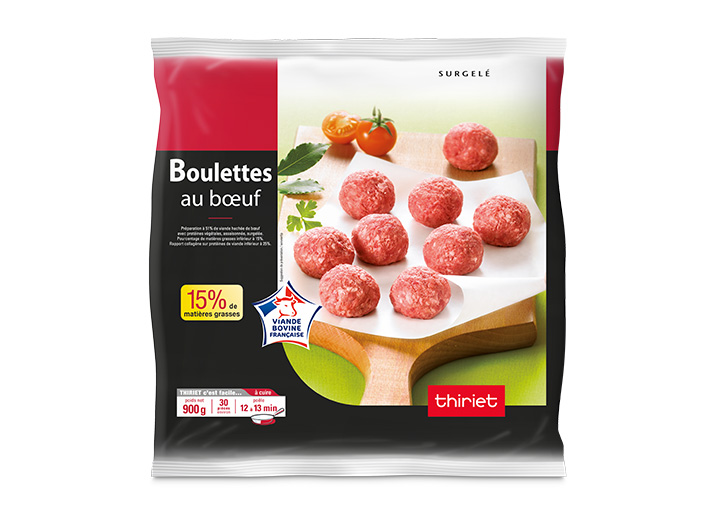 Boulettes au boeuf 15% M.G.