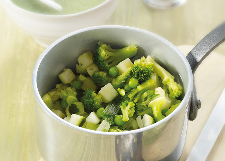 Légumes pour potage vert