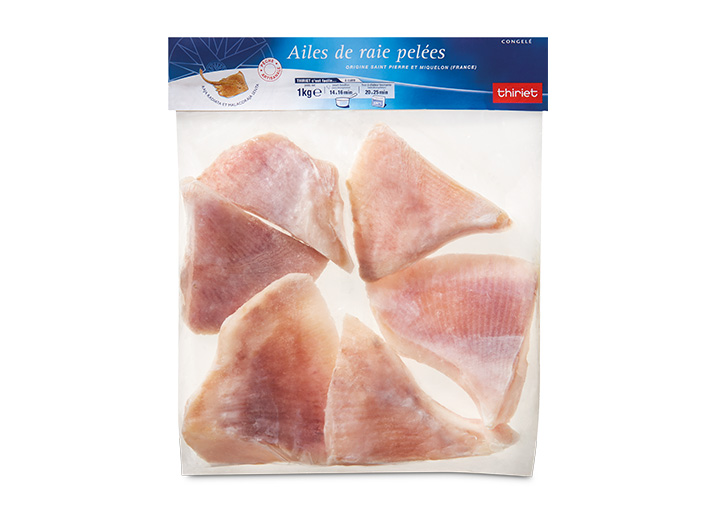 Ailes de raie pelées