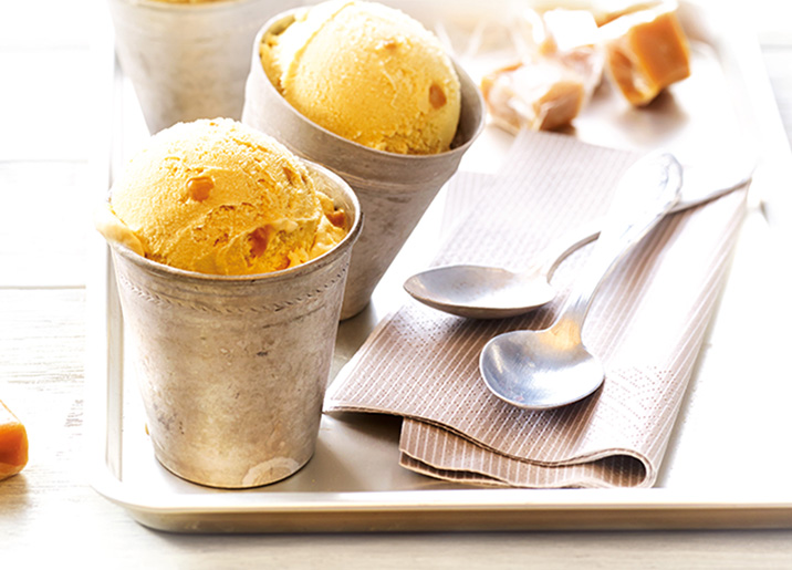 Crème glacée Caramel au beurre salé