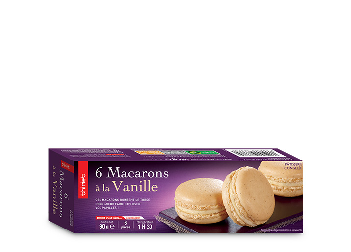 6 Macarons à la vanille