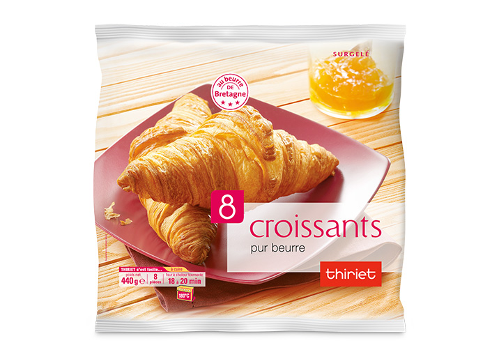 8 Croissants pur beurre