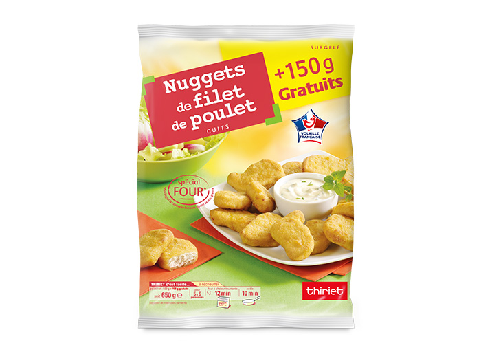 Nuggets de filet de poulet - Maxi format - 650 g