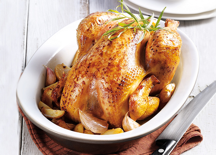 Poulet jaune fermier des Landes