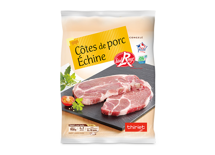 Côtes de porc échine