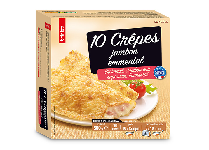 10 Crêpes jambon/emmental