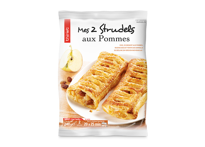 2 Strudels aux pommes