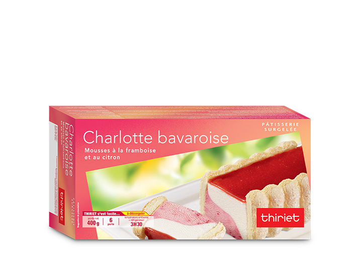 Charlotte bavaroise framboise/citron