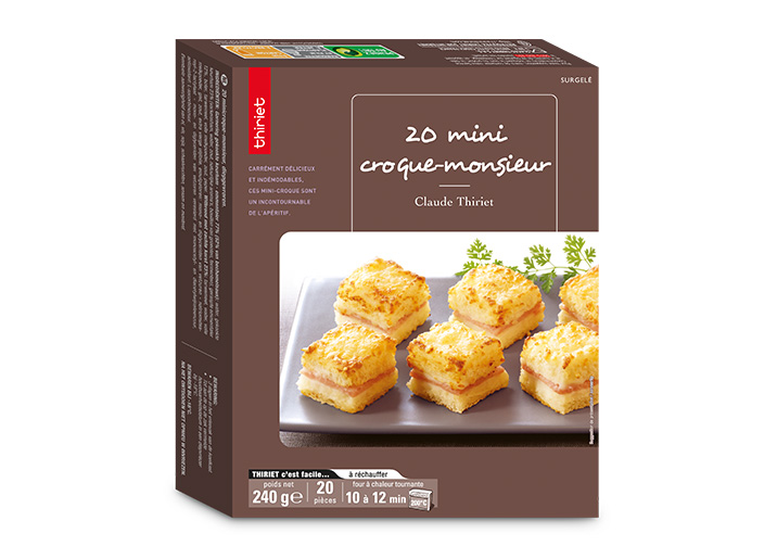 20 Mini croque-monsieur