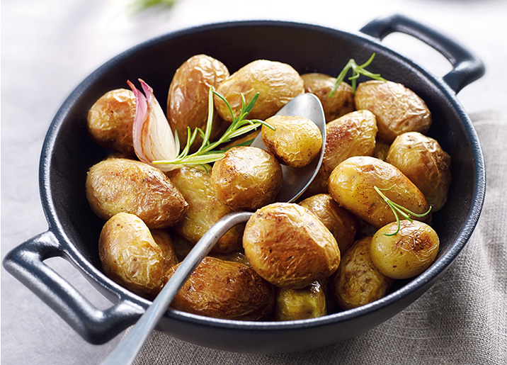 Poêlée cuisinée de pommes de terre grenaille surgelé, gamme Sélection ...