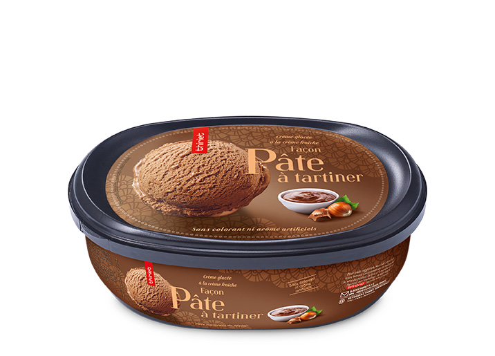 Crème glacée Façon pâte à tartiner