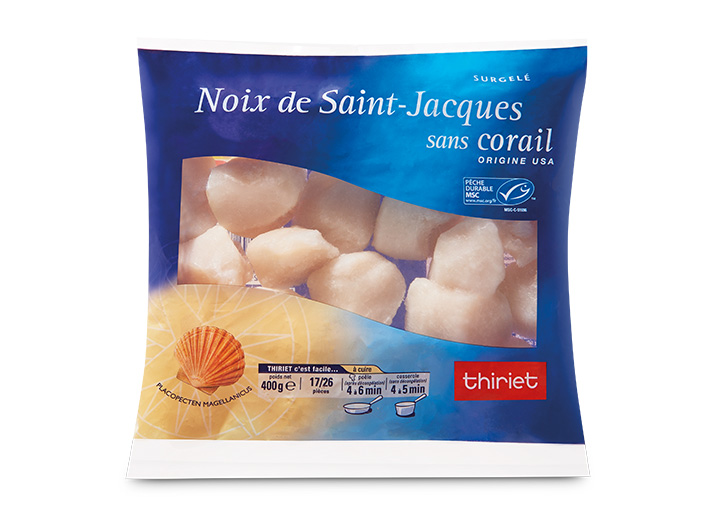 Noix de St-Jacques sans corail