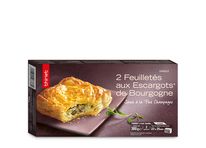 2 Feuilletés aux escargots de Bourgogne