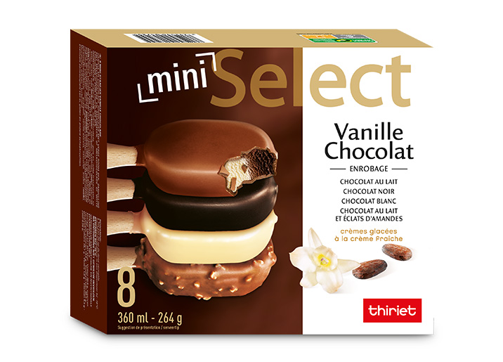 8 Select™ Mini bâtonnets Vanille/Chocolat assortis