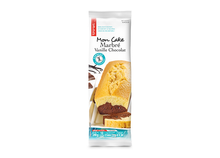 Cake marbré vanille/chocolat