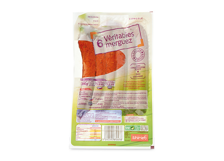 6 Véritables merguez