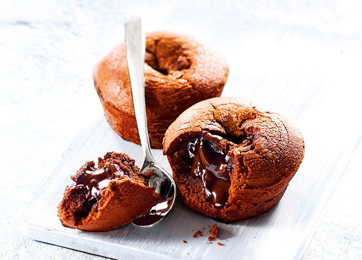 2 Moelleux au chocolat