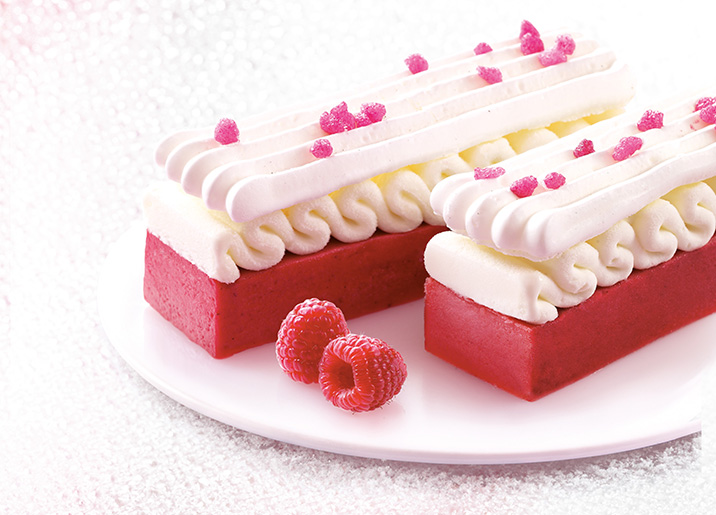 2 Vacherins framboise vanillée