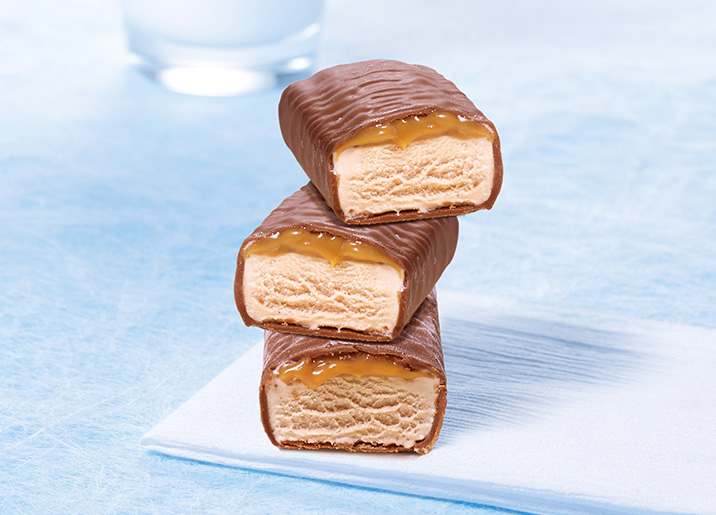 5 Barres glacées caramel