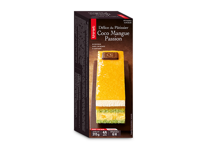 Délice du pâtissier coco mangue passion