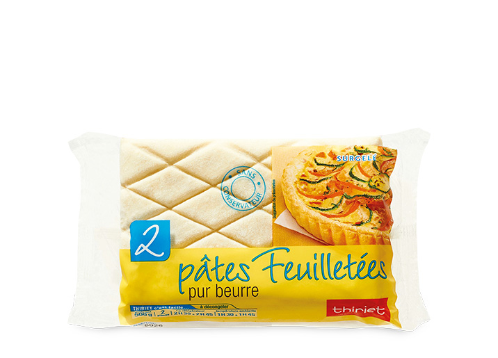 2 Pâtes feuilletées pur beurre