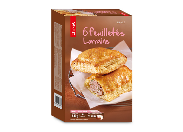 6 Feuilletés lorrains