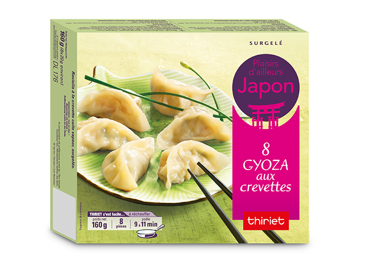 8 Gyoza aux crevettes