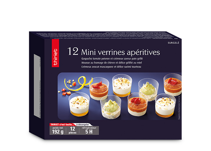 12 Mini verrines apéritives