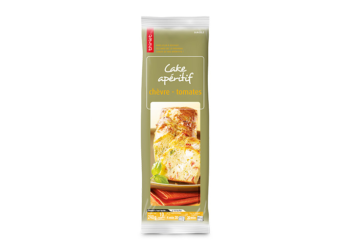 Cake apéritif chèvre/tomates