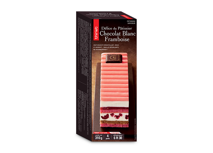 Délice du pâtissier chocolat blanc/framboise
