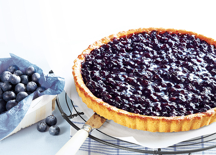 Tarte aux myrtilles