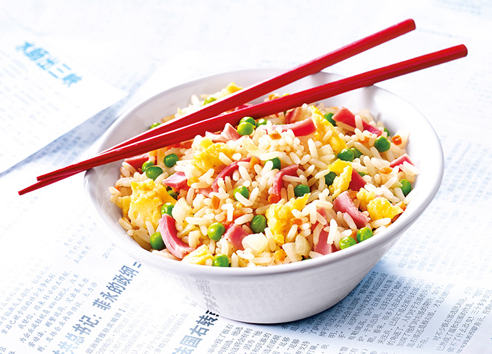 Les 2 sachets de riz cantonais 