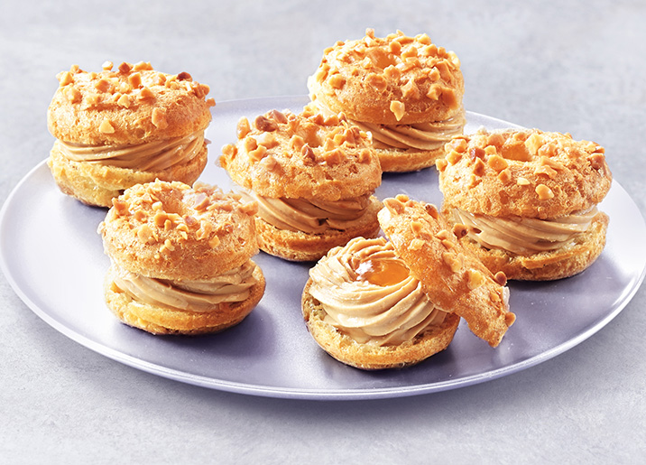 6 Mini Paris-Brest au bloc de foie gras de canard