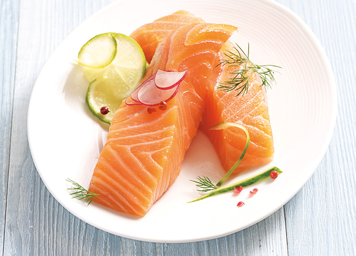 4 Pavés de saumon Atlantique sans peau