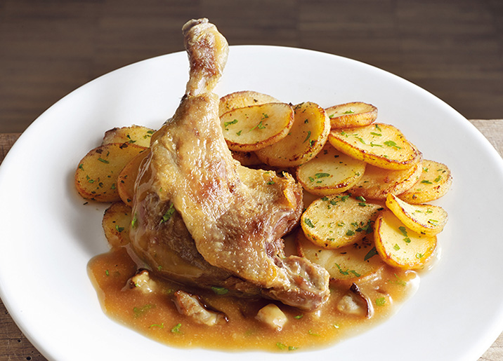 Cuisse De Canard Confite Sauce Aux Cèpes