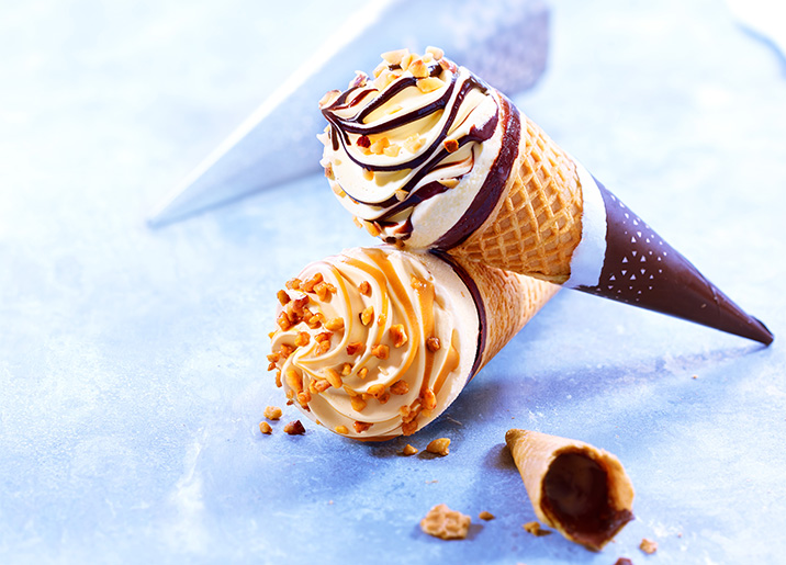 6 Cornets Exalto™ Saveur crème brûlée