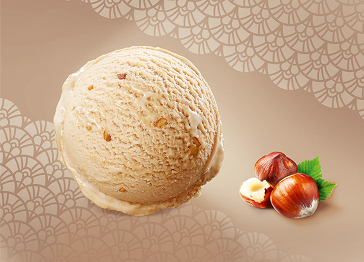 Crème glacée Praliné Noisette