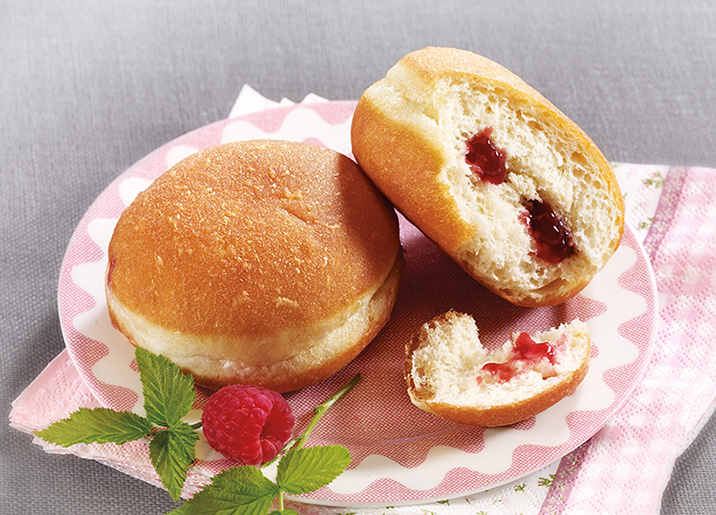 10 Beignets fourrés framboise