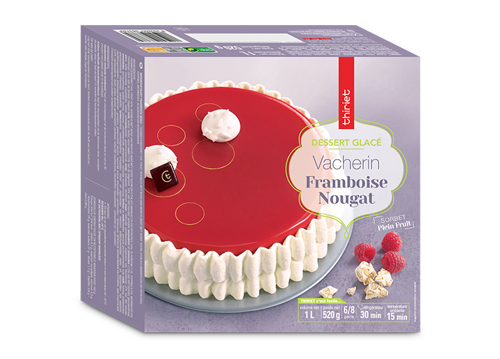 Vacherin framboise/nougat
