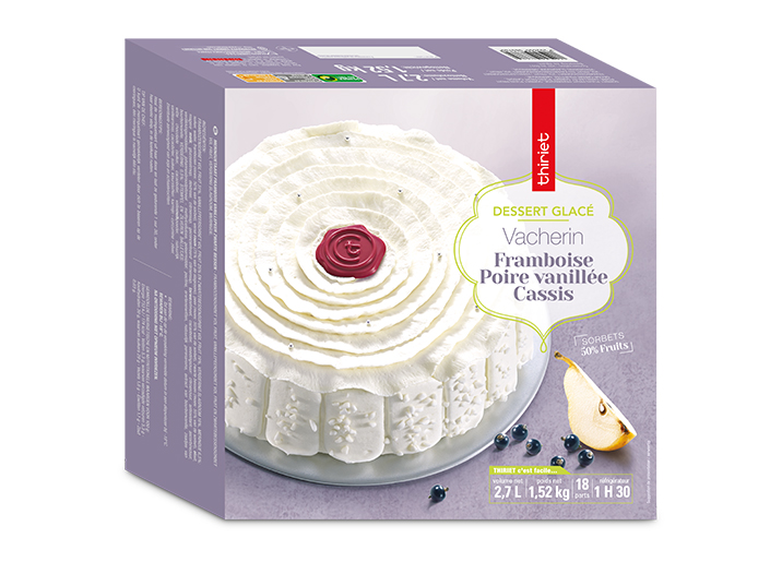 Vacherin Framboise Poire vanillée Cassis