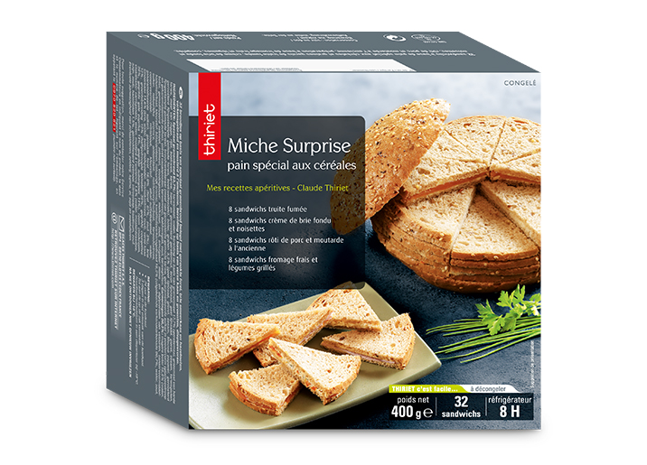Miche surprise pain spécial aux céréales