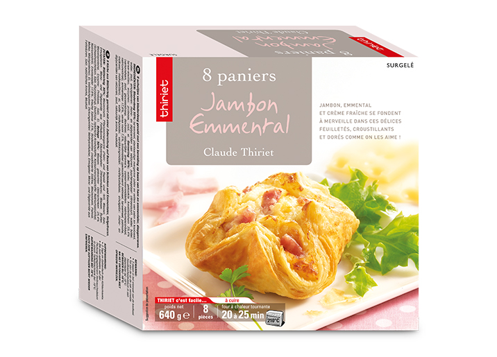 8 Paniers jambon/emmental