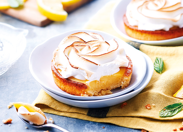 2 Tartelettes au citron meringuées