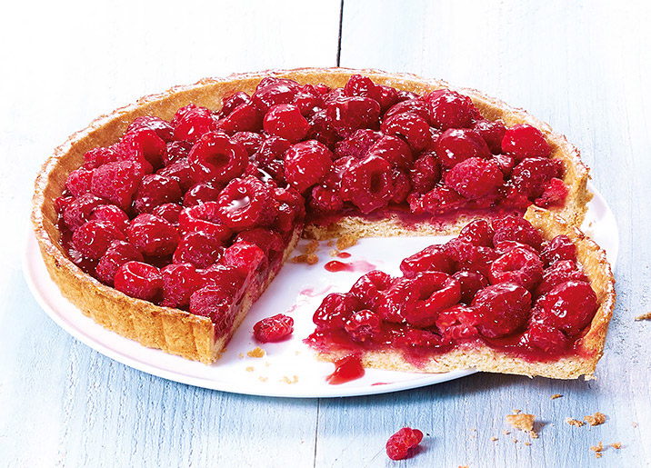 Tarte aux framboises