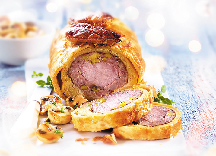 Filet mignon de porc en croûte