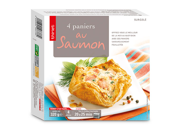 4 Paniers au saumon