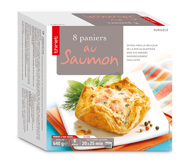 8 Paniers au saumon