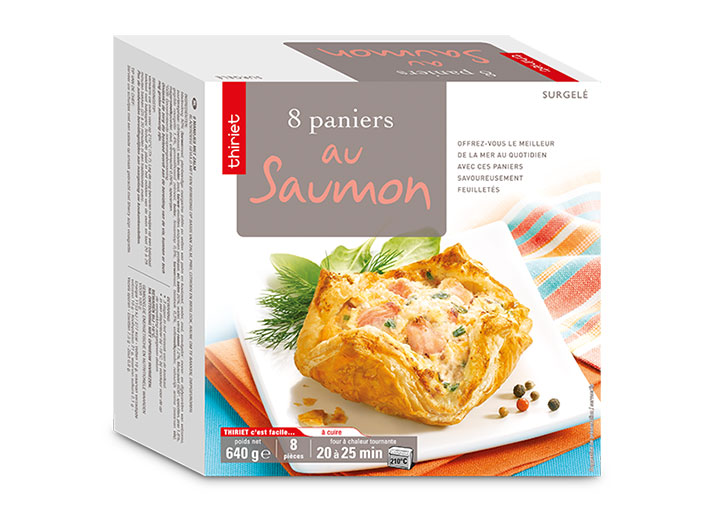 8 Paniers au saumon