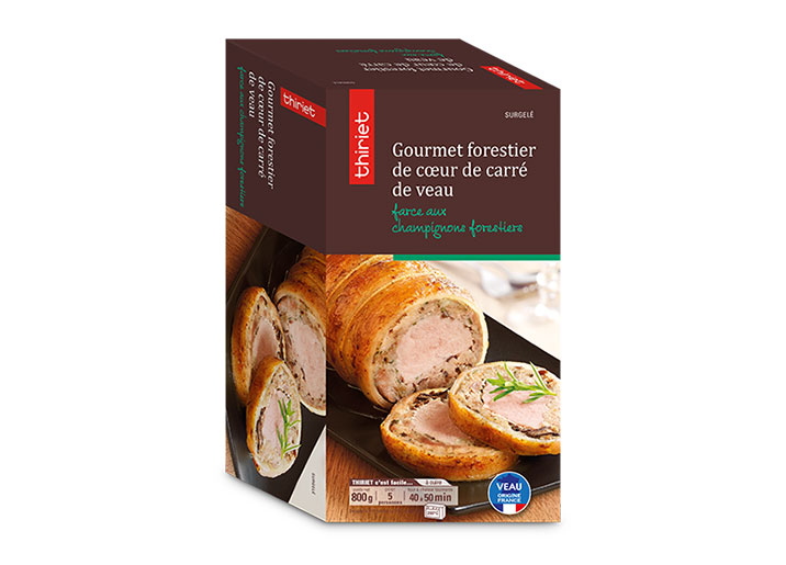 Gourmet forestier de cœur de carré de veau